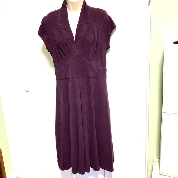 eShakti Deep Purple Blue Sleeveless Sheath Maxi Dress Large 14 - Picture 8 of 16